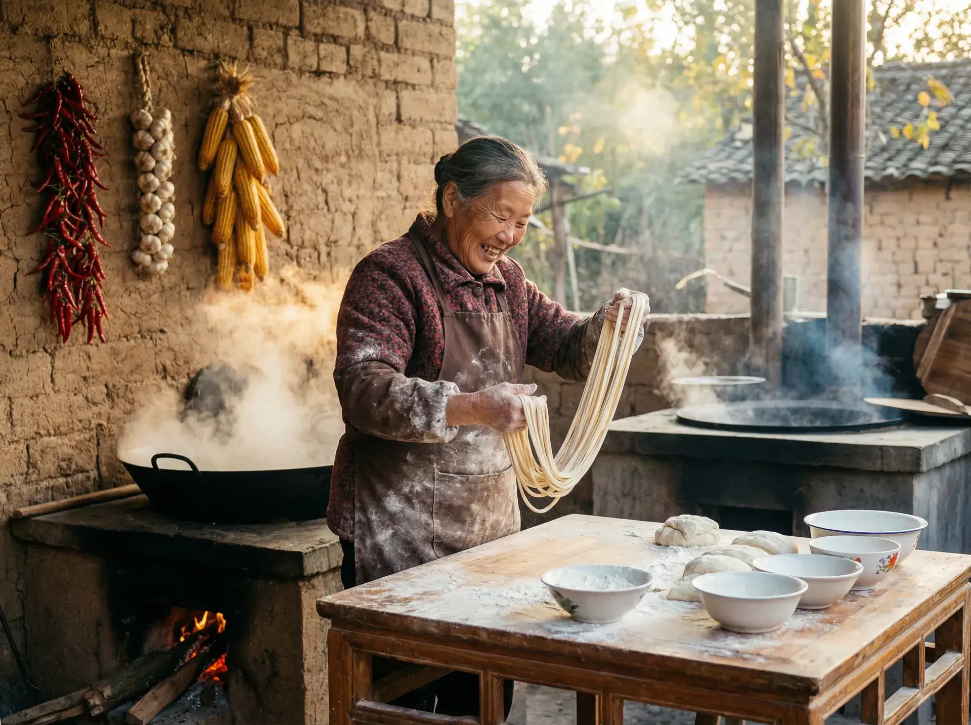 农家大嫂手擀面 - 绅士RPG游戏手游推荐 乡村美食
